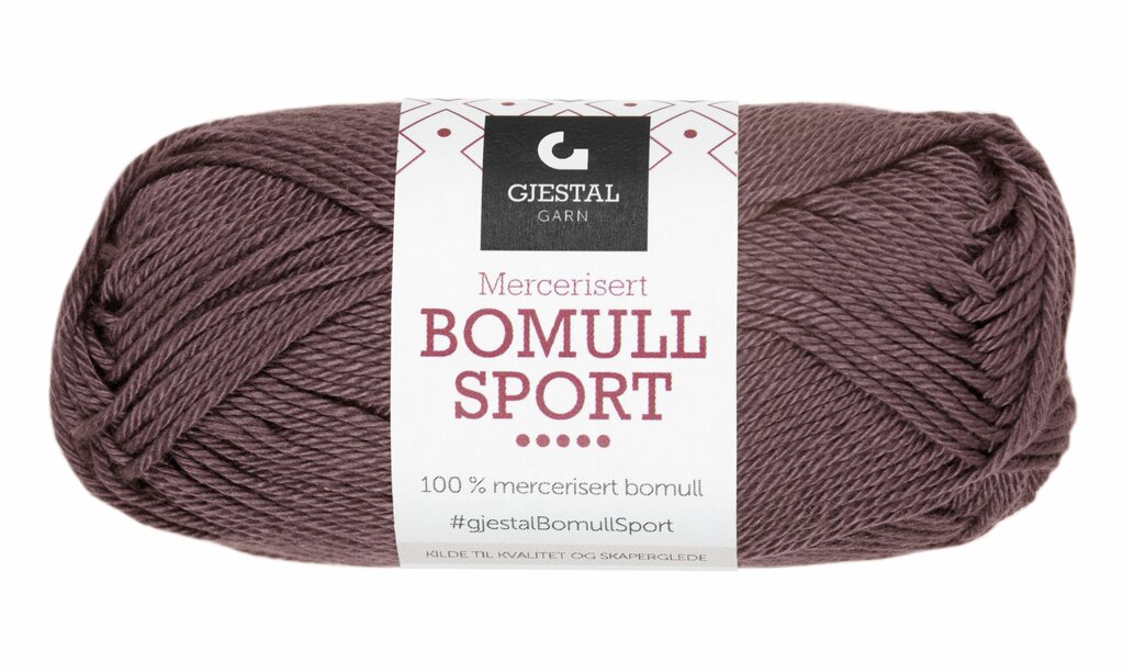 Bomull Sport 375 Brun