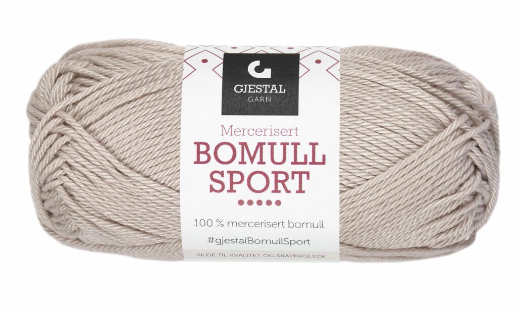 Bomull Sport 384 Kitt