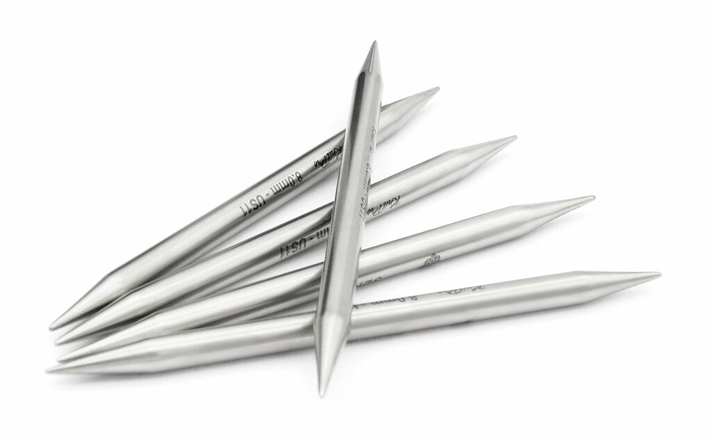 Mindful strømpepinner metall 8.0 mm 15 cm