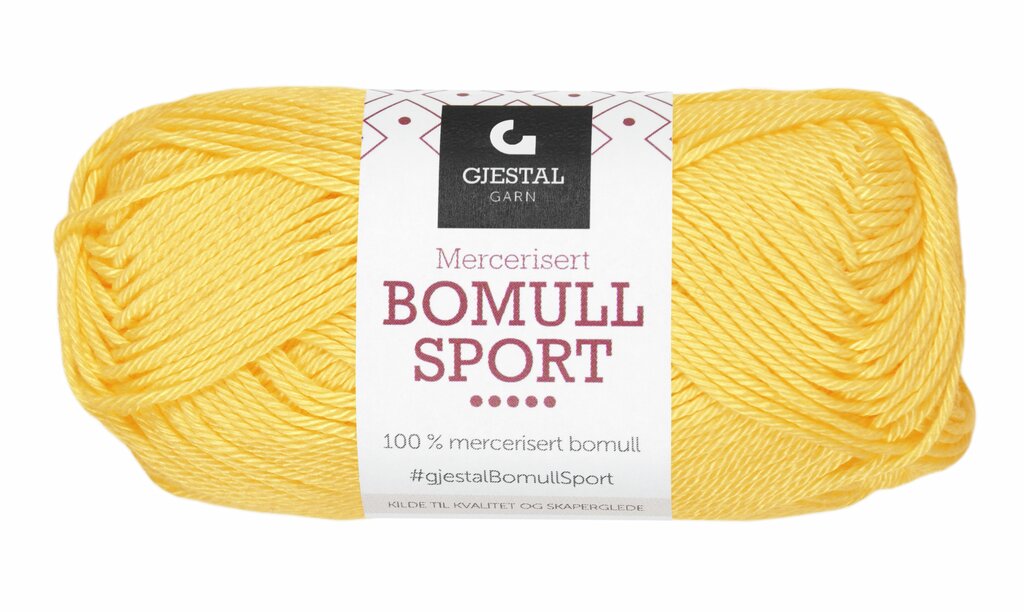 Bomull Sport 357 Gul