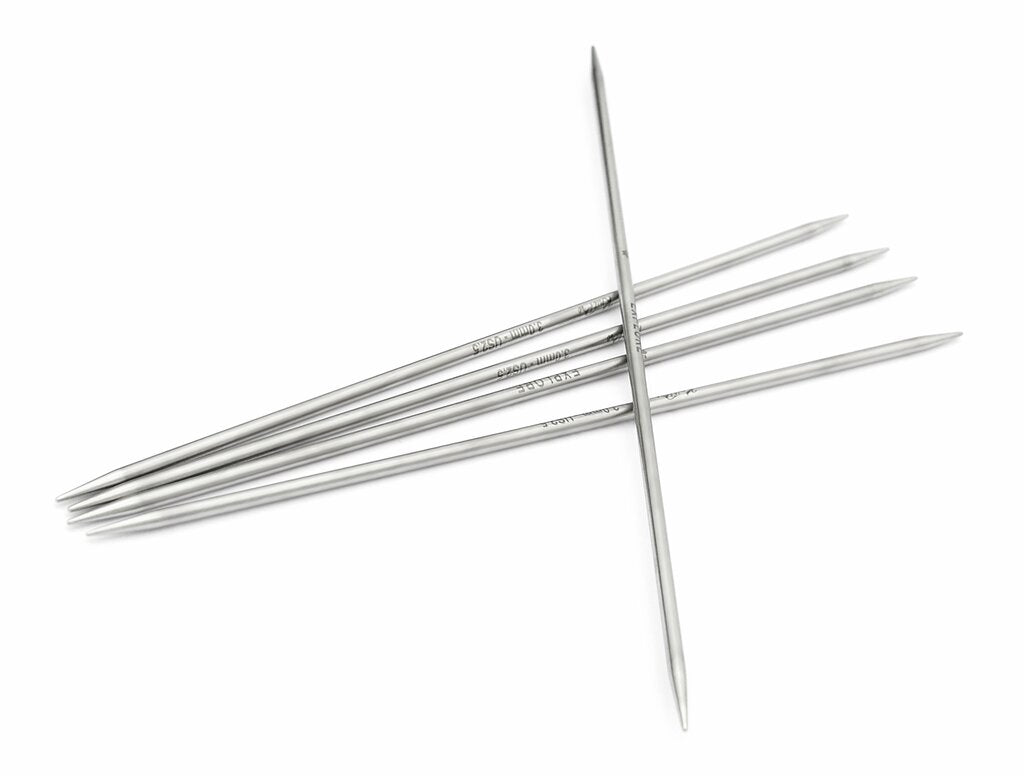 Mindful strømpepinner metall 3.0 mm 20 cm