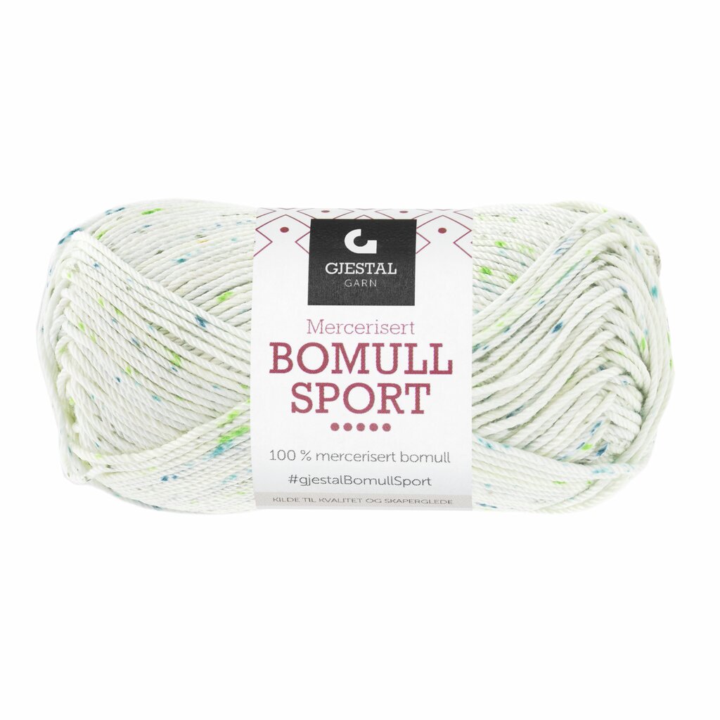 Bomull Sport 397 Grønn/Petrol print