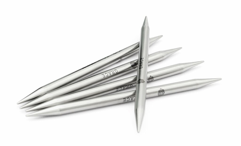 Mindful strømpepinner metall 7.0 mm 15 cm