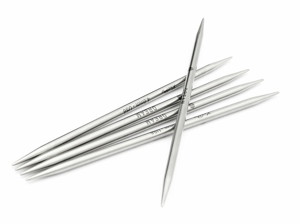 Mindful strømpepinner metall 4.0 mm 15 cm