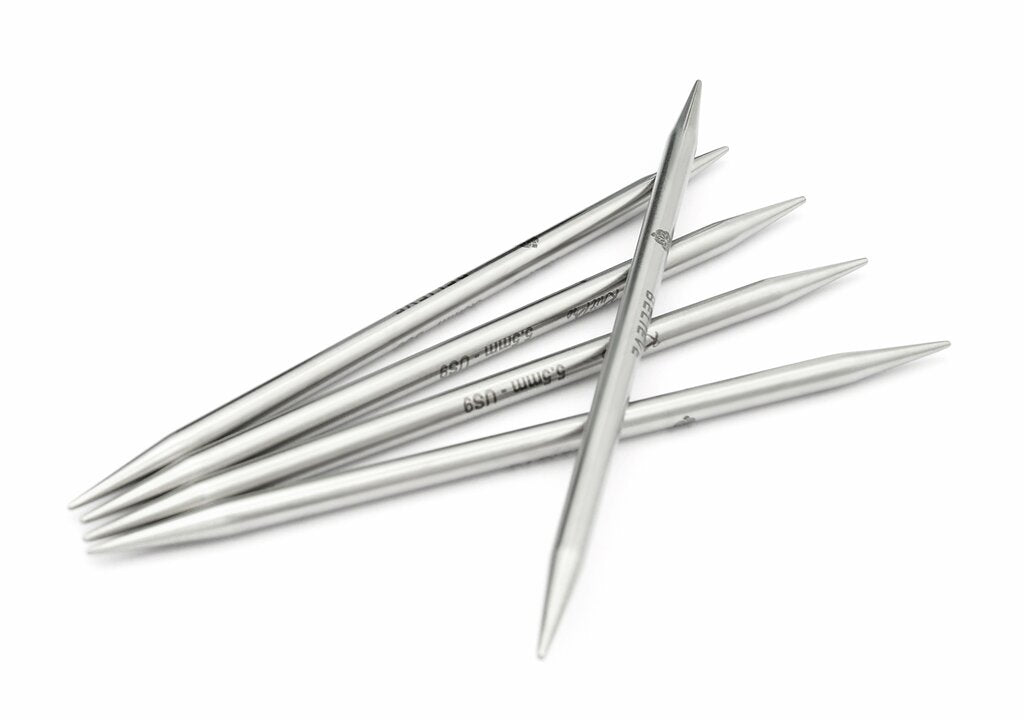 Mindful strømpepinner metall 5.5 mm 15 cm