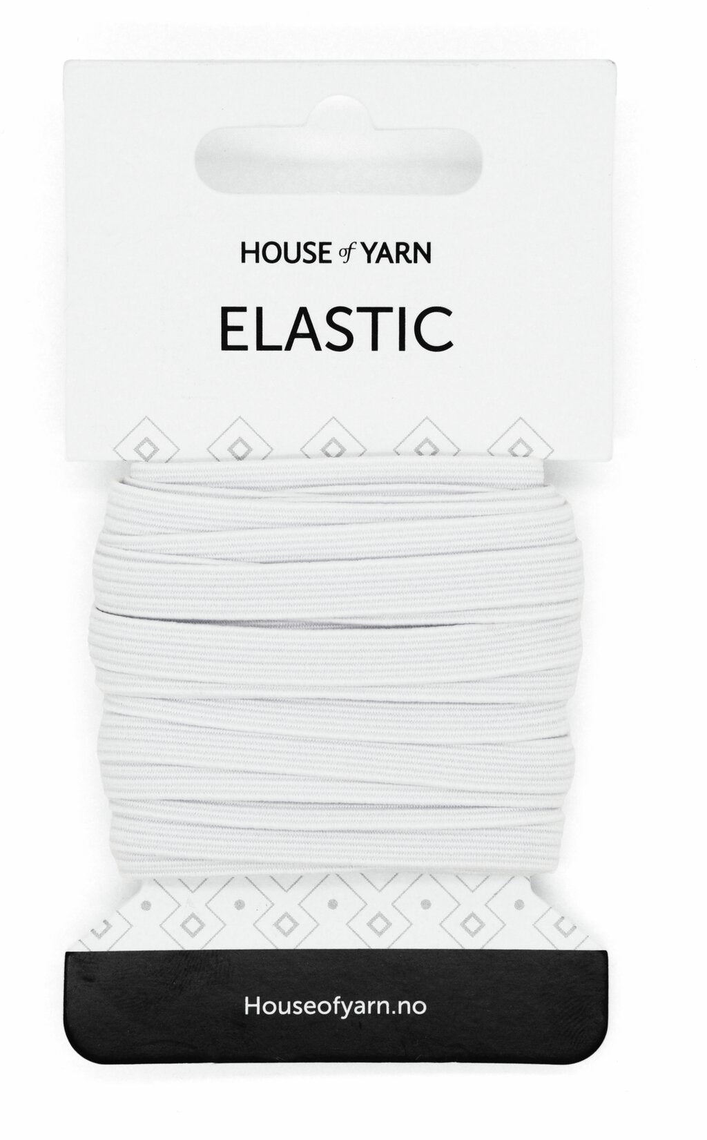 Elastikk myk Hvit