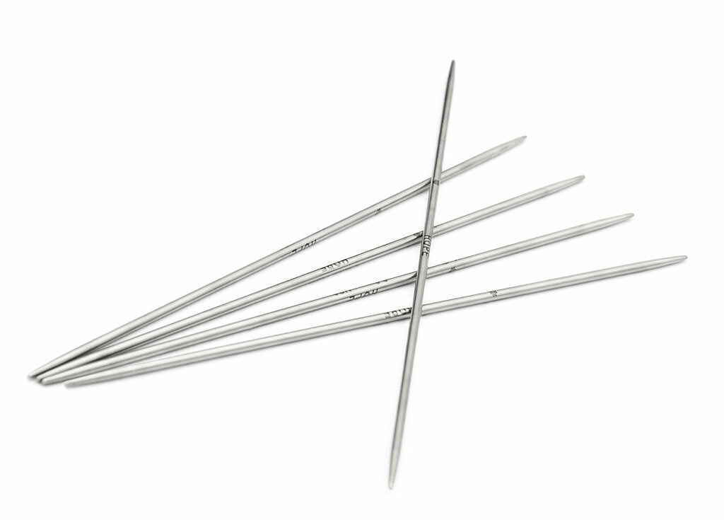 Mindful strømpepinner metall 2.0 mm 15 cm