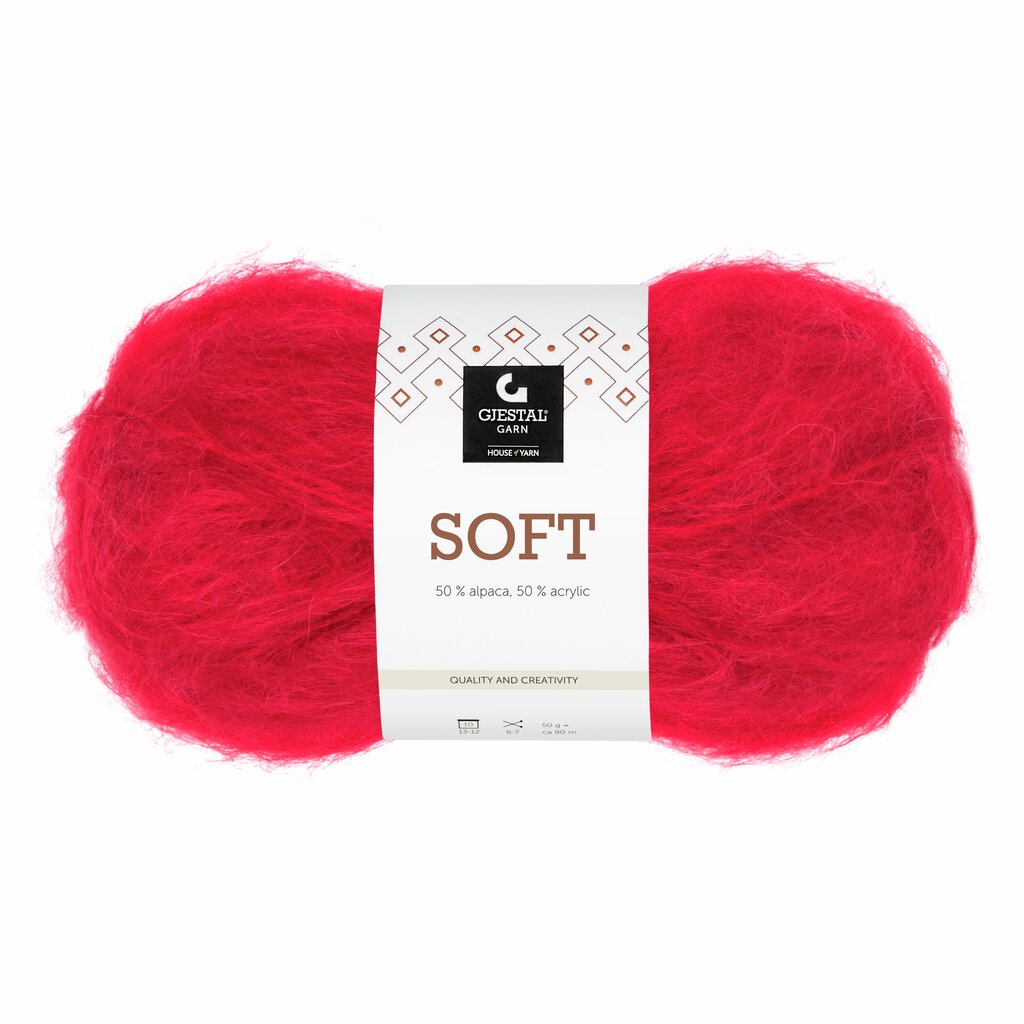 Soft 731 Dyp rød