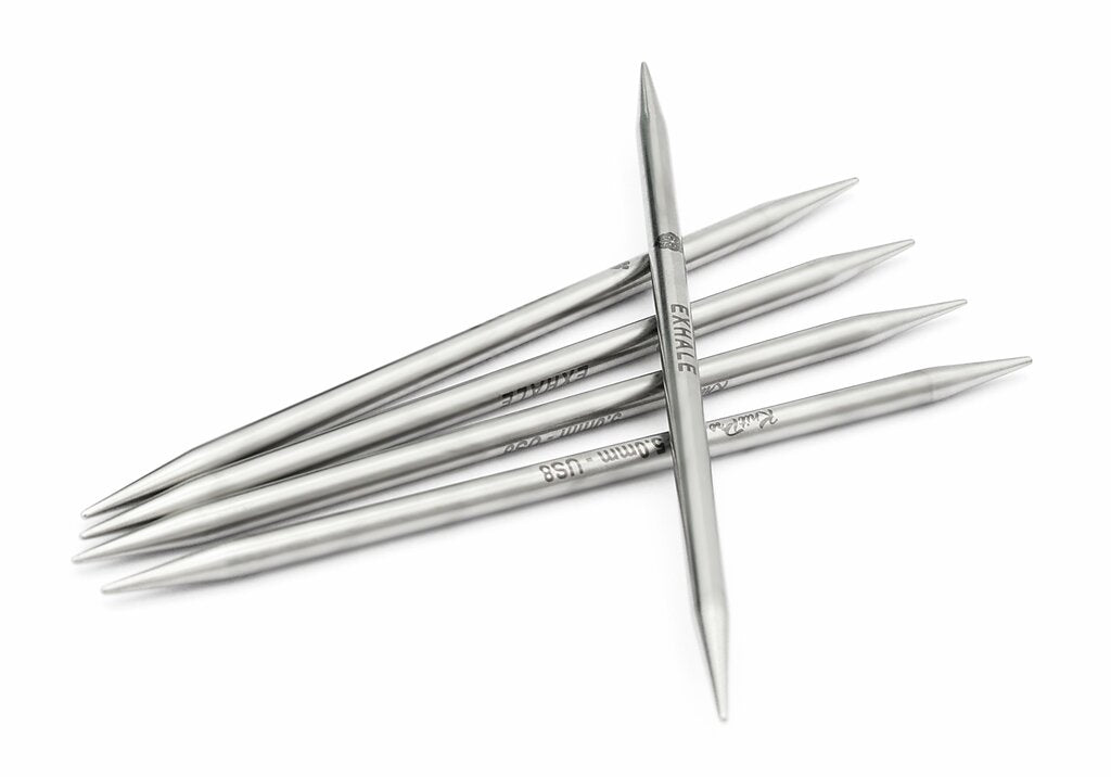 Mindful strømpepinner metall 5.0 mm 15 cm