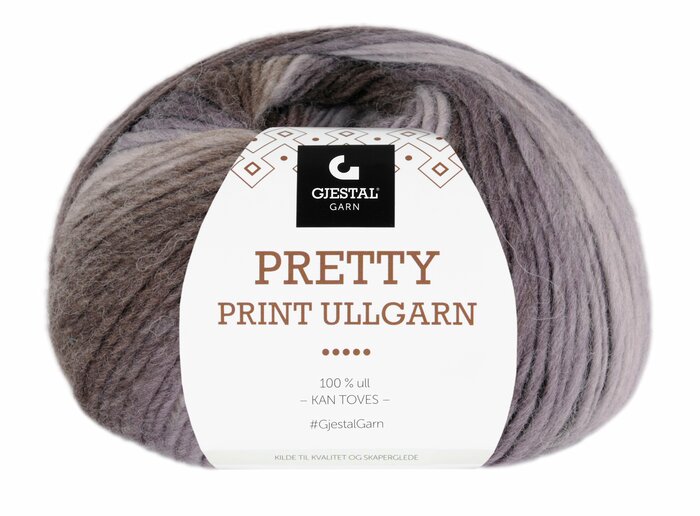 Pretty Print Ullgarn 506 Brunfarget print