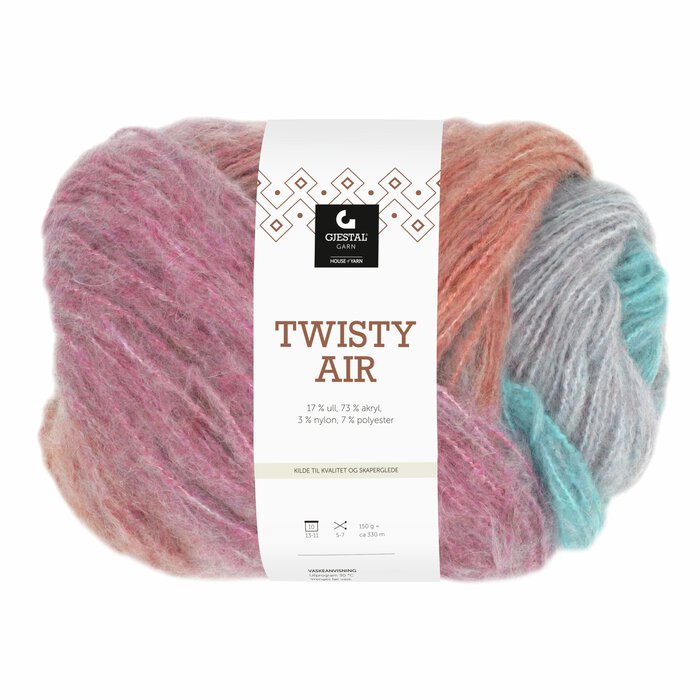 Twisty Air 9107 Flamingo/Turkis print