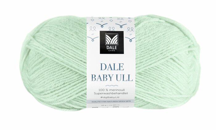 Dale Baby Ull 8537 Mintgrønn