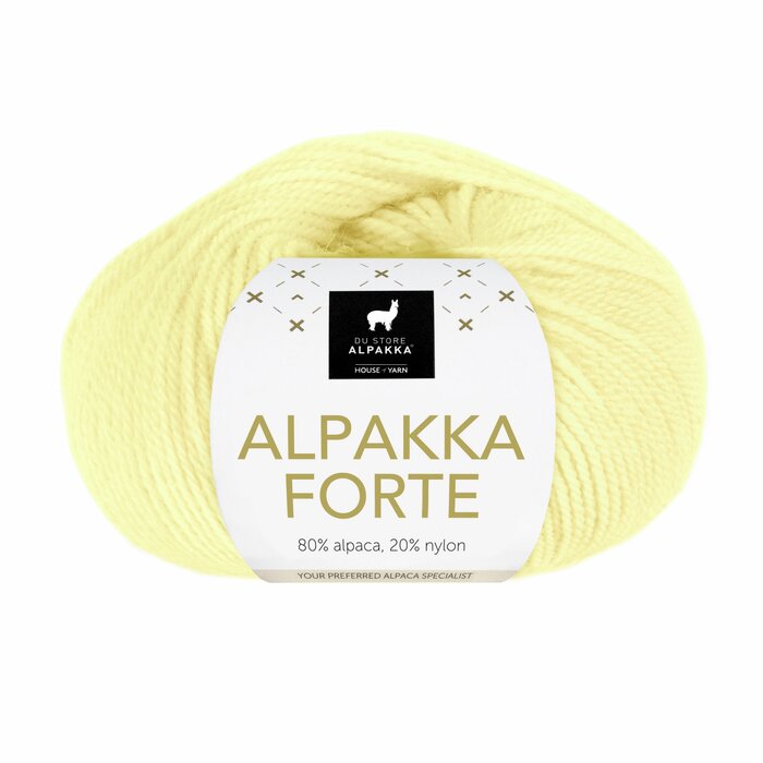 Alpakka Forte 747 Lys gul