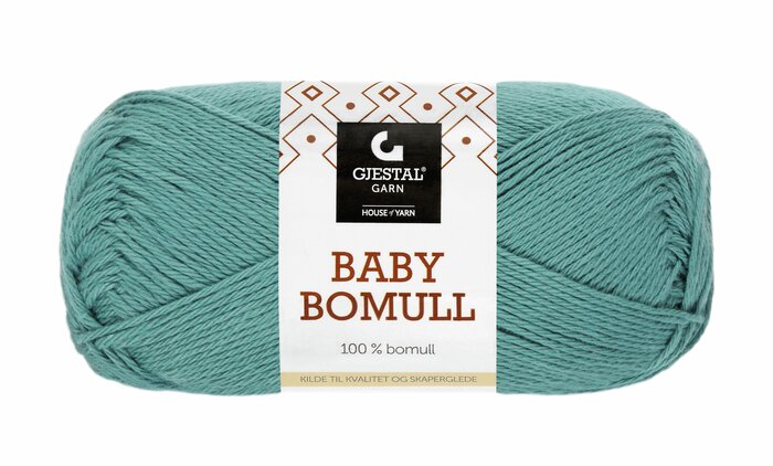 Baby bomull 508 Aquagrønn