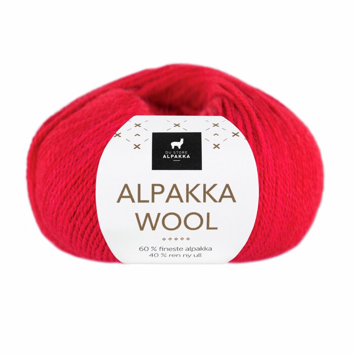 Alpakka Wool 564 Klar rød