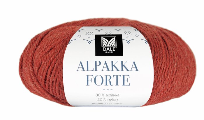 Alpakka Forte 703 Varm terracotta melert