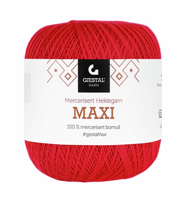 Maxi Heklegarn 114 Rød