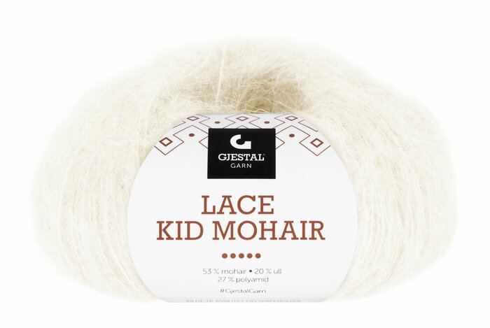 Lace Kid Mohair 904 Hvit