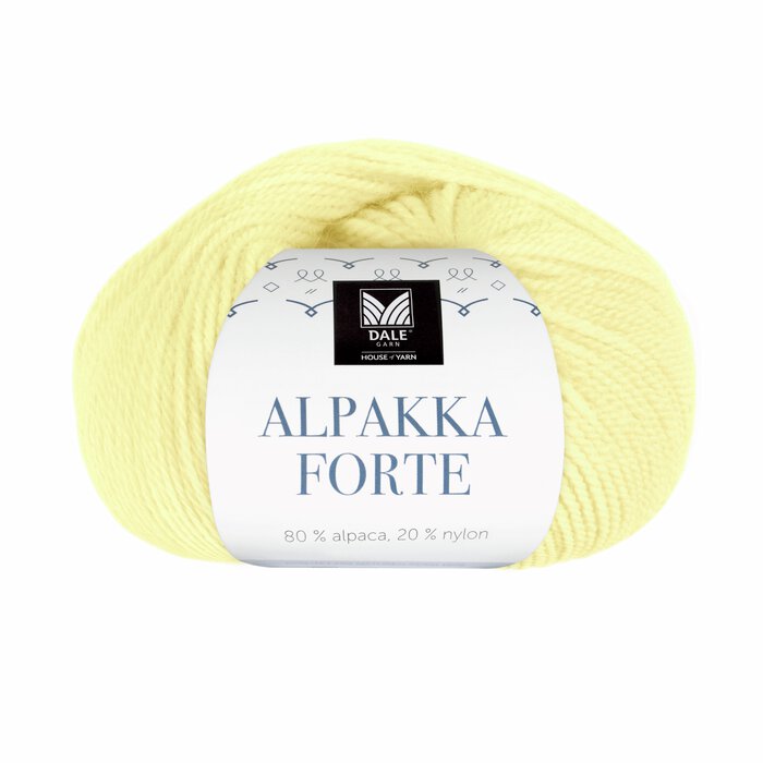 Alpakka Forte 747 Lys gul