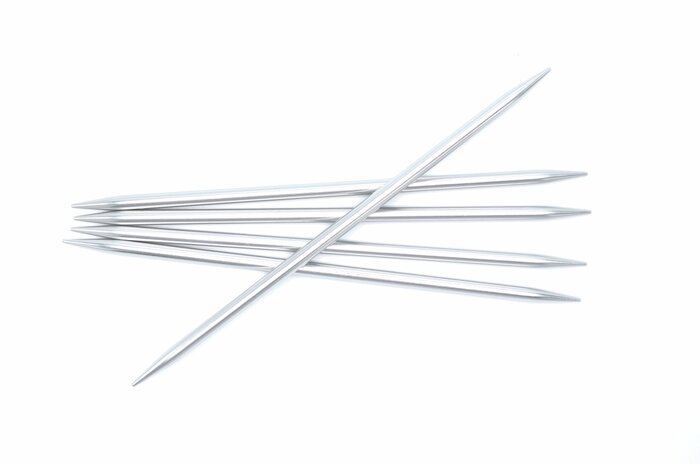 Strømpepinner – Silver Aluminium 20 cm – 12.0 mm
