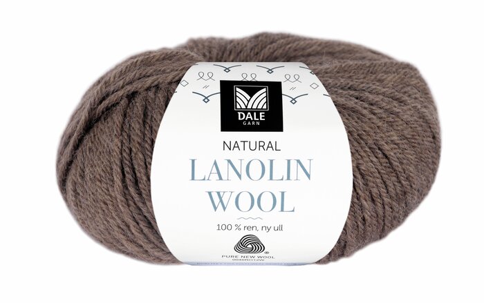 Lanolin Wool 1423 Brun melert