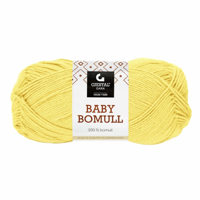 Baby bomull 512 Gul