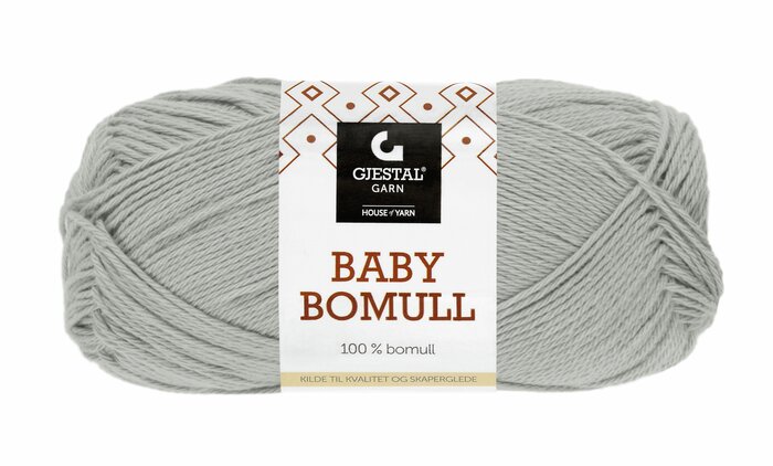 Baby bomull 503 Lys grå