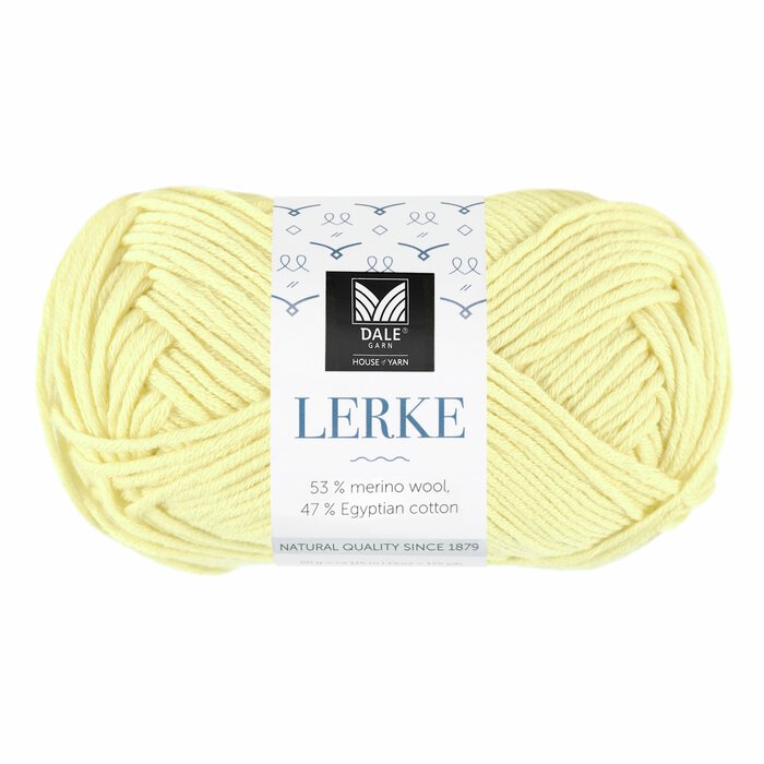 Lerke 8177 Lys gul