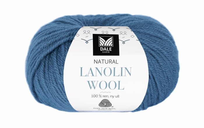 Lanolin Wool 1435 Jeansblå