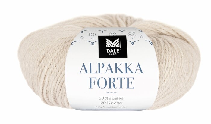 Alpakka Forte 701 Lattebeige melert