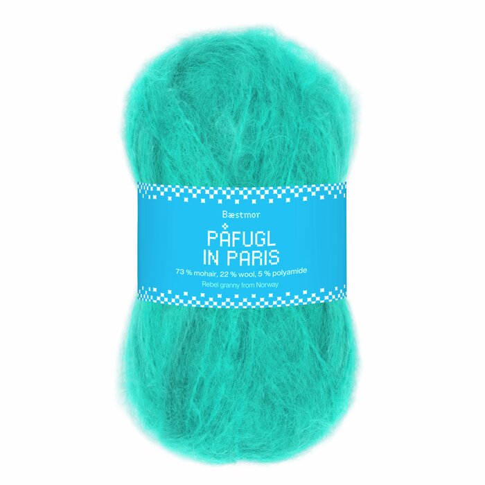 Påfugl in Paris 7975 Tropical blue
