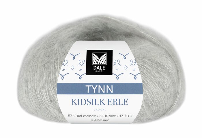 Thin KidSilk Erle 4002 Lys grå melert