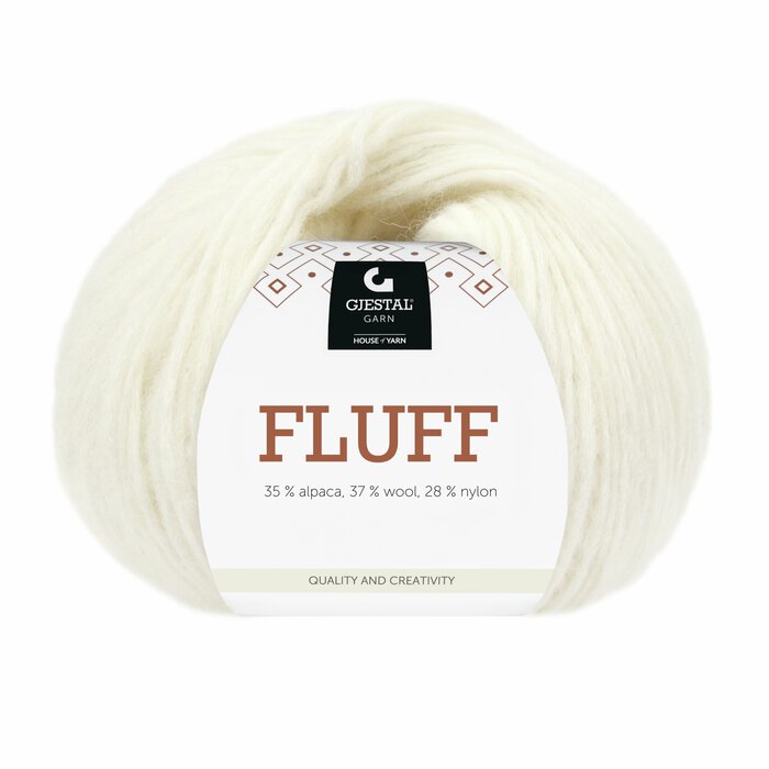 Fluff 401 Hvit