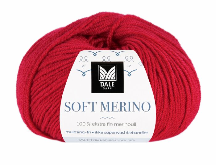 Soft Merino 3021 Rød