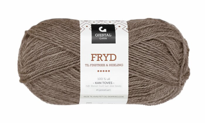 Fryd 616 Mørk brun melert