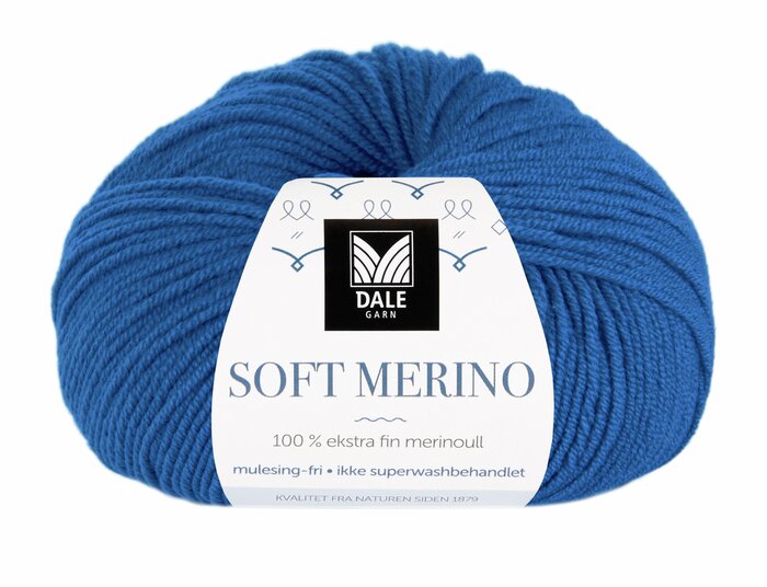Soft Merino 3022 Klar blå