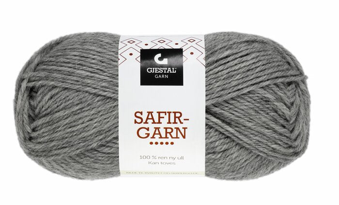 Safir 405 Grå melert