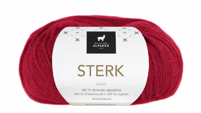 Sterk 819 Mørk rød