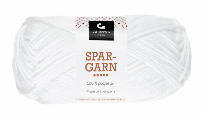 Spargarn 502 Hvit