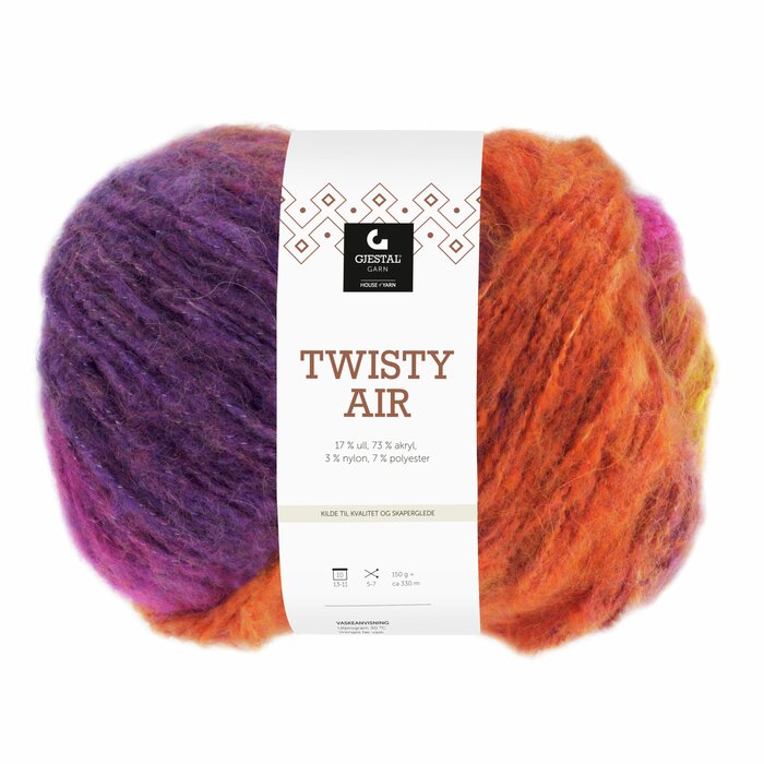 Twisty Air 9103 Oransje/Lilla/Pink/Gul print