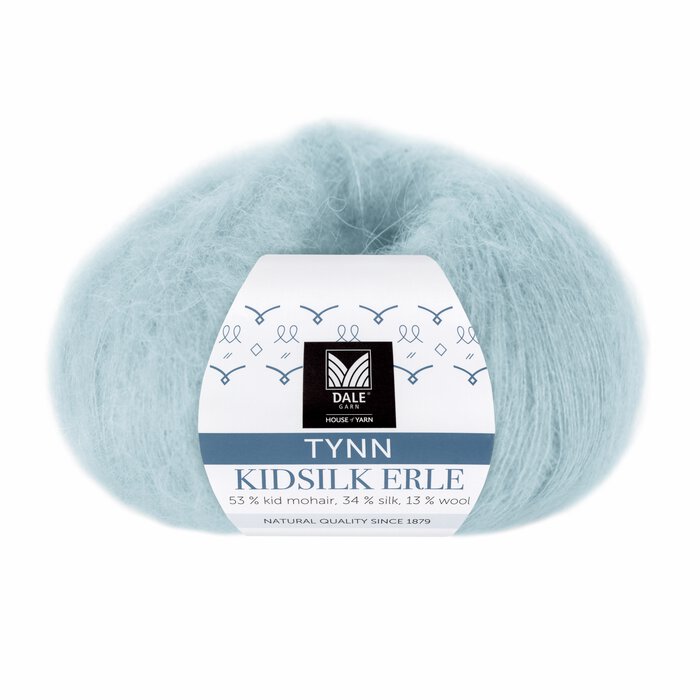 Thin KidSilk Erle 4051 Lys blå