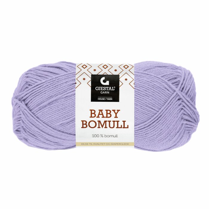Baby bomull 517 Lys lavendel