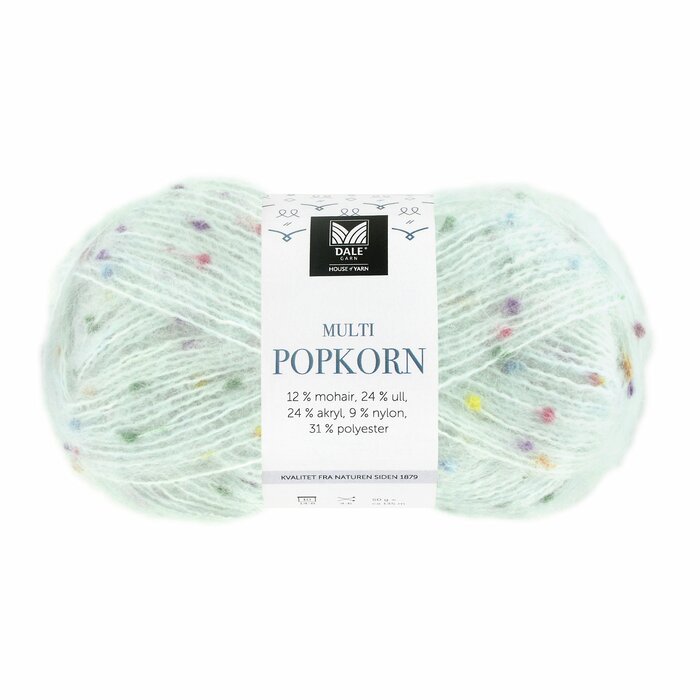 Multi Popkorn 506 Lys blå