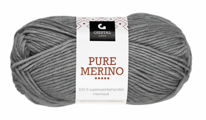Pure Merino 103 Grå melert