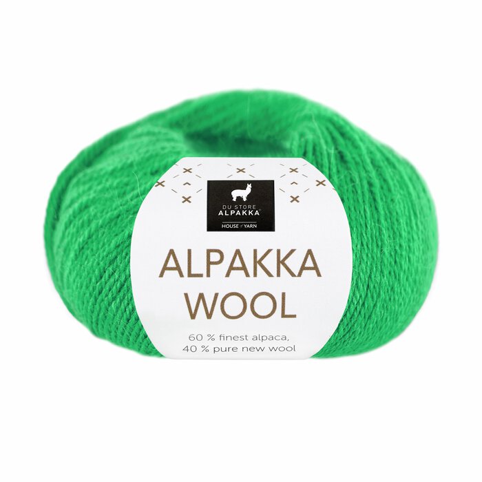 Alpakka Wool 581 Skarp grønn