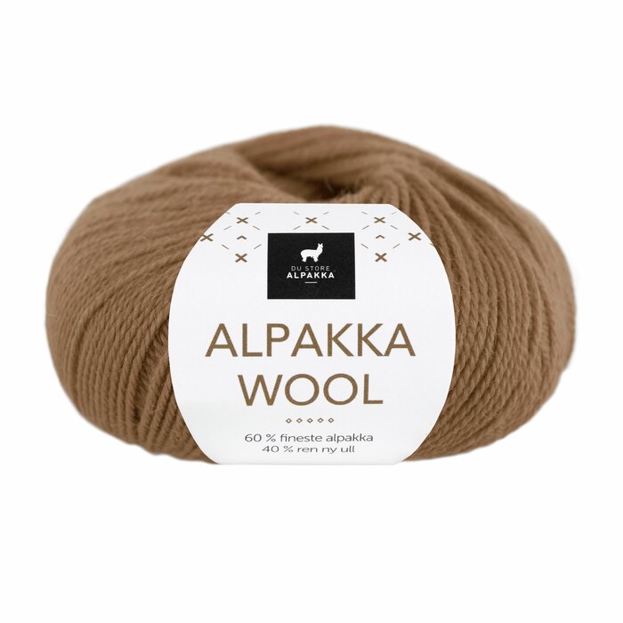 Alpakka Wool 549 Nøttebrun