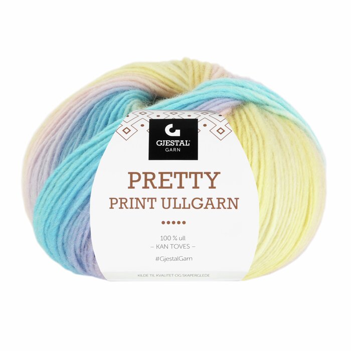 Pretty Print Ullgarn 508 Pastellfarget print