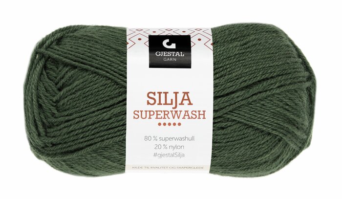 Silja Superwash 388 Armygrønn