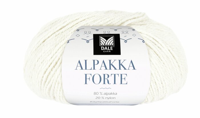 Alpakka Forte 717 Hvit