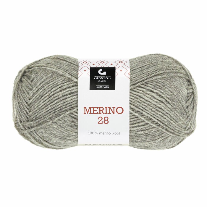 Merino 28 105 Grå melert